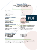 1 Modelo Curriculum