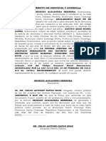 Desistimiento de denuncia y querella por violación