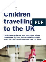 Children Travelling To The UK Leaflet A5 WEB Final