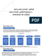 Cobertura Universal, Salud Universal, Gobernanza y Sistemas de Salud