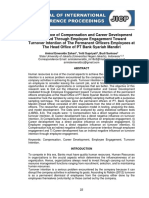 The Influence of Compensation and Career Development Mediated Through Employee Engagement Towards Tunover Intention