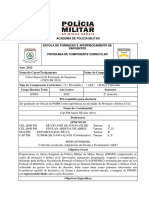 PROGRAMA DE COMPONENTE CURRICULAR - Defesa Civil - CEFS III 2022