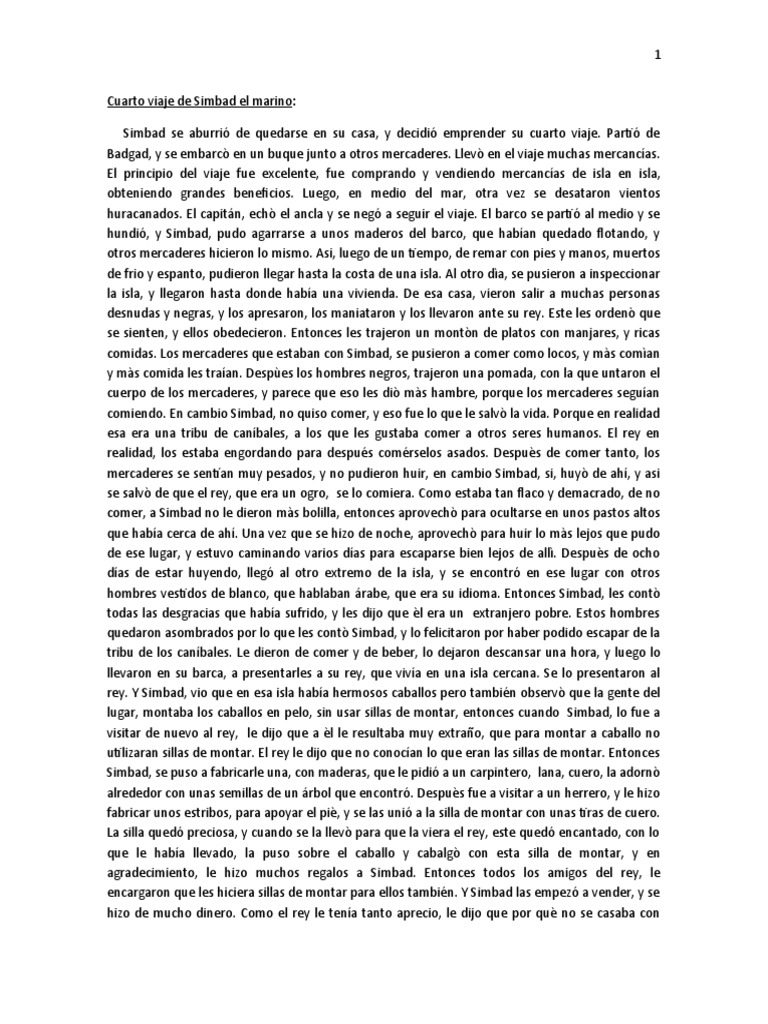 Cuarto viaje de simbad el marino pdf