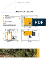 Der ETA-Hackgutkessel 110 - 200 KW: Technische Daten