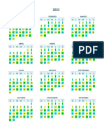 Calendario 2023 Una Pagina