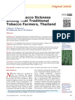1034 102357 Green Tobacco Sickness Among Thai Traditional Toba