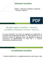 Aula 01 - Reorganizacao Societaria - Aspectos Contabeis e Aspectos Formais - Parte 1