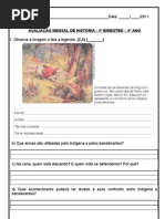 AVALIAÇÃO MENSAL DE HISTÓRIA