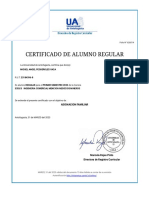 Certificado de Alumno Regular: Asignacion Familiar