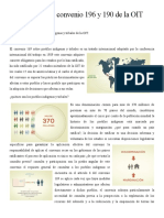 Análisis Del Convenio 196 y 190 de La OIT