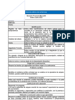 Derecho Procesal Mercantil Enero-Junio 2023: Guía de Análisis de Sentencias