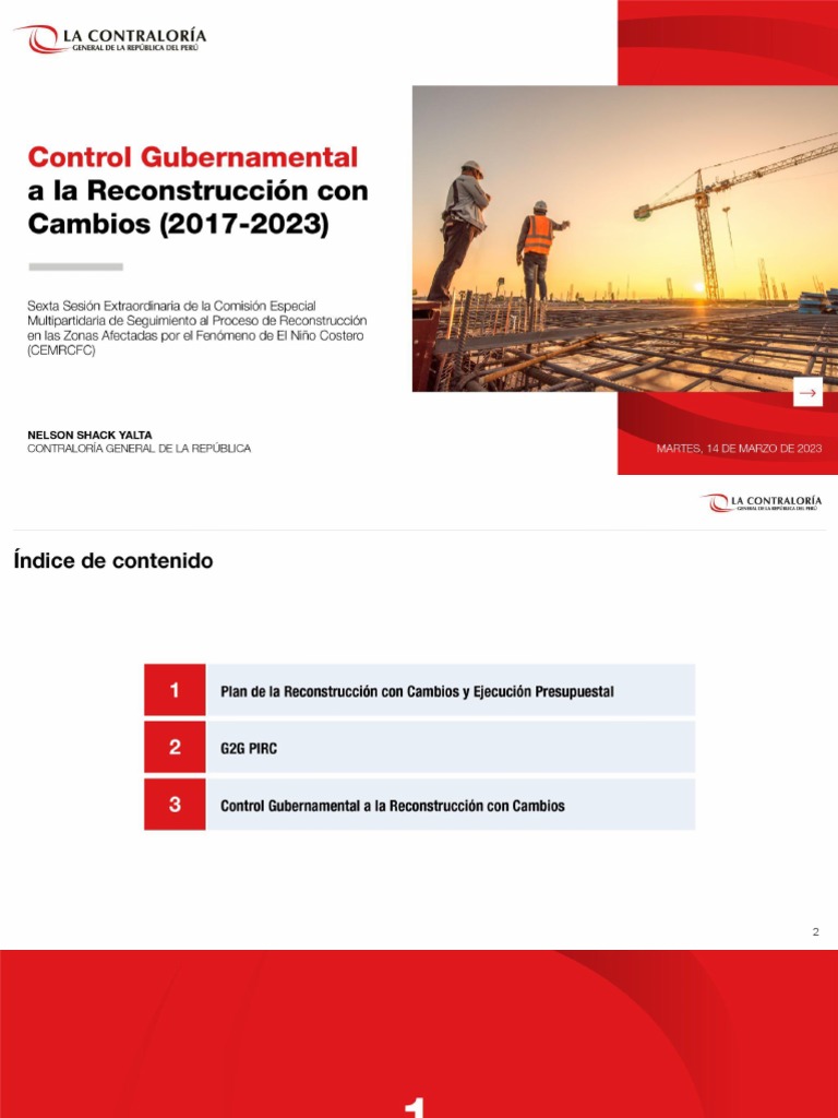 Habla exdirectora de Autoridad para la Reconstrucción con Cambios