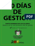 Informe 100 Días Gestion Municipal