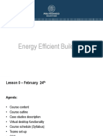 Energy Efficient Buildings