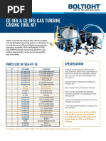 Ge 9fa B Gas Turbine Casing Tool Kit2
