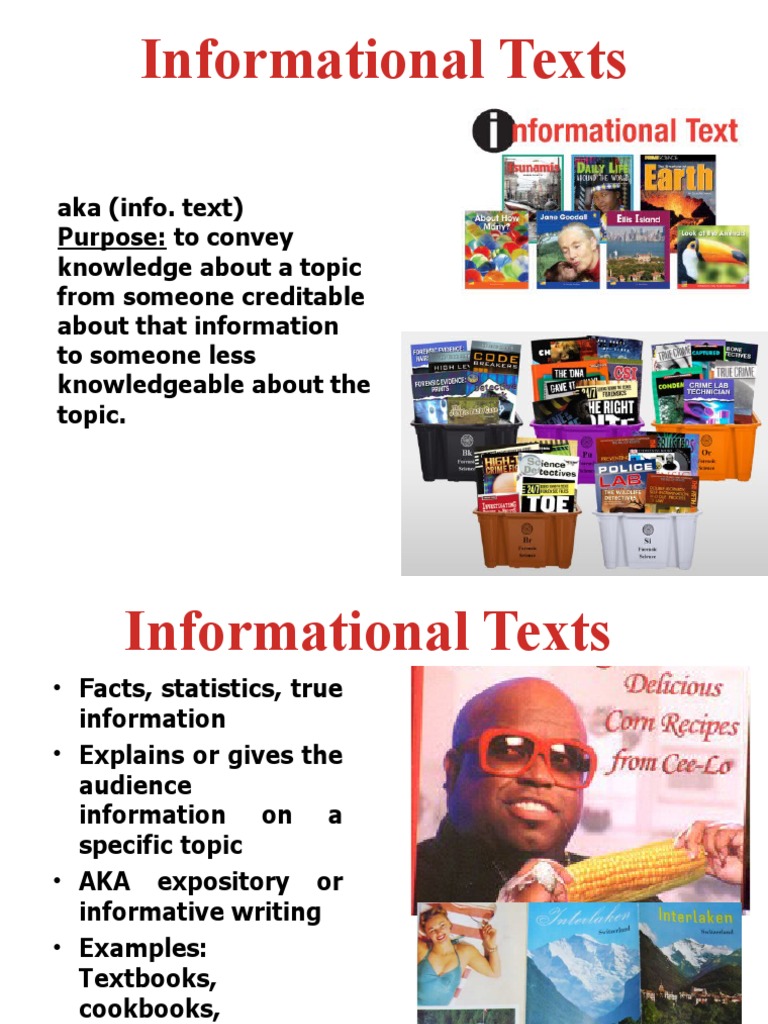 Informational Texts | PDF | Feeling | Experience
