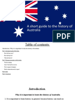 A Short Guide To The History of Australia