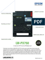 LW-PX750 Brochure