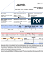 Cotización de Mercancía