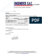 Cotizacion Madera - Ingenieros S.A.C