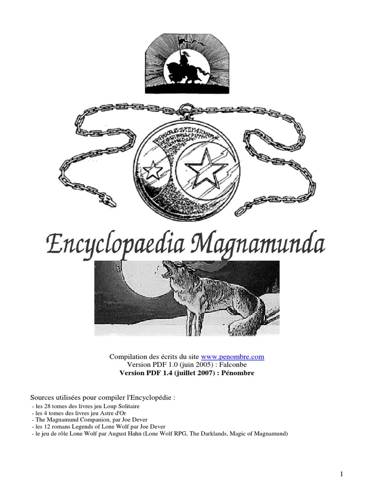Encyclopédie du Magnamund : Guide Complet | PDF