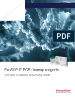 Exosap-It PCR Cleanup Reagents: One Step To Superior Sequencing Results