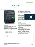 Module ES RTD-DI-16 Specification Sheet - SmartStruxure Solution (FR)