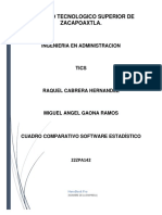 Cuadro Comparativo Software Estadístico TICS