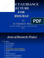 Project Guidance FOR Bms/Baf