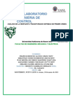 Practica 5 ANÁLISIS DE LA RESPUESTA TRANSITORIA