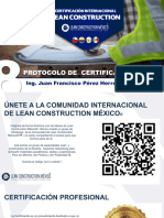 Protocolo de Certificacion: Ing. Juan Francisco Pérez Herrera