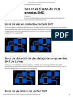 Diseño PCB SMT errores