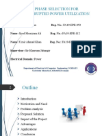 Optimal Phase Selection Project