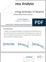 Ch6. Transverse Shear Stress 1 & 2