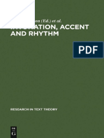 Intonation Accent and Rhythm