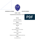 Evaluacion de Proyectos, Adm. Proyectos.