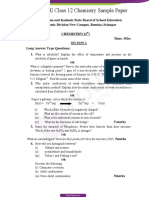 JKBOSE Class 12 Chemistry Sample Paper 1