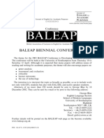 Baleap Biennial Conference