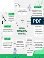 Mapa Mental Psicología Organizacional