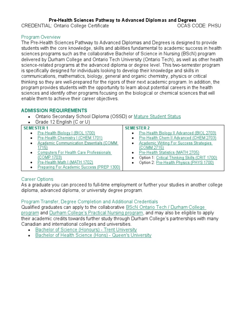 Phsu PHSC Phso Descriptions PDF Diploma Academic Degree Phsu PHSC Phso Descriptions PDF Diploma Academic Degree