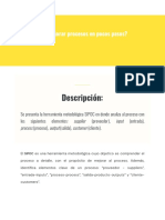 Descripción:: SIPOC ¿Cómo Mejorar Procesos en Pocos Pasos?