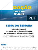 Redação: Tema Da Semana