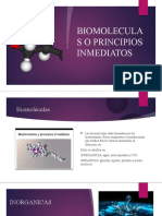 Biomoleculas o Principios Inmediatos