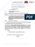 Informe mensual valorización obras agua potable Oxapampa