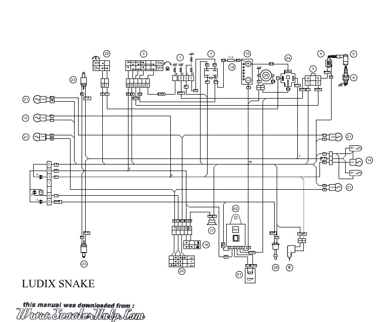 Peugeot Ludix Snake Wiring PDF