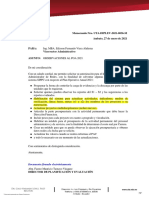 Para: Vicerrector Administrativo Asunto: Observaciones Al Poa 2021