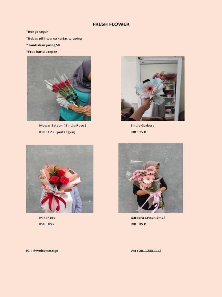Flower Price List. | PDF