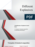 Different Explosives
