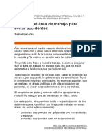 Aislemos El Área de Trabajo para Evitar Accidentes Indinsa