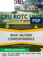 Basic Military Correspondence